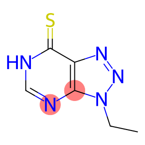 7H-1,2,3-Triazolo[4,5-d]pyrimidine-7-thione, 3-ethyl-3,6-dihydro-