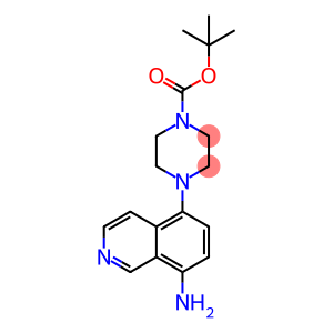 tert-Butyl 4-(8-amino-5-isoquinolinyl)-1-piperazinecarboxylate