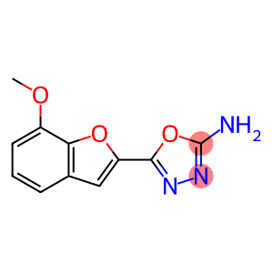 5-(7-METHOXY-1-BENZOFURAN-2-YL)-1,3,4-OXADIAZOL-2-AMINE