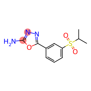 5-[3-(Isopropylsulfonyl)phenyl]-1,3,4-oxadiazol-2-amine