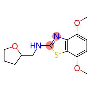 4,7-Dimethoxy-N-(tetrahydrofuran-2-ylmethyl)-1,3-benzothiazol-2-amine