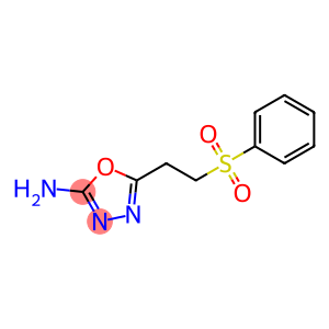 5-[2-(benzenesulfonyl)ethyl]-1,3,4-oxadiazol-2-amine