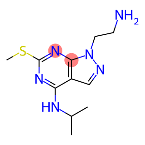 1-(2-氨基乙基)-N-异丙基-6-(甲硫基)-1H-吡唑并[3,4-D]嘧啶-4-胺
