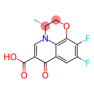 (R)-9,10-difluoro-3-methyl-7-oxo-2,3-dihydro-7H-[1,4]oxazino[2,3,4-ij]quinoline-6-carboxylic acid