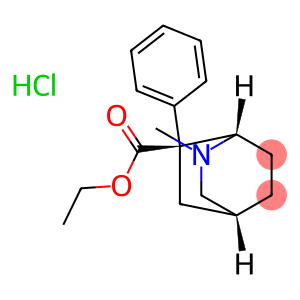 ethyl (1S,4R,6S)-7-methyl-6-phenyl-7-azabicyclo[2.2.2]octane-6-carboxy late hydrochloride