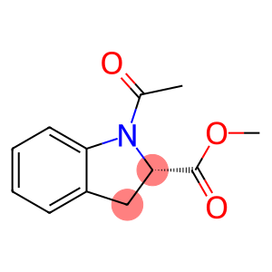 1H-Indole-2-carboxylic acid, 1-acetyl-2,3-dihydro-, methyl ester, (2S)-