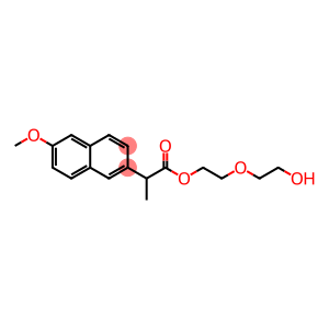 2-Naphthaleneacetic acid, 6-methoxy-α-methyl-, 2-(2-hydroxyethoxy)ethyl ester