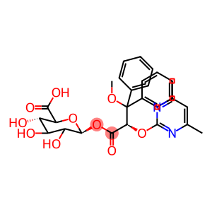 1-[(αS)-α-[(4,6-DiMethyl-2-pyriMidinyl)oxy]-β-Methoxy-β-phenylbenzenepropanoate] β-D-Glucopyranuronic Acid