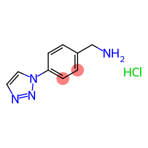 (4-(1H-1,2,3-Triazol-1-yl)phenyl)methanamine hydrochloride