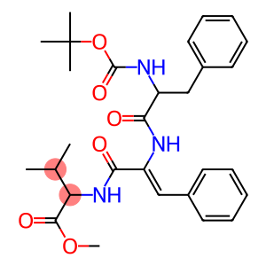 methyl 3-methyl-2-[[(Z)-3-phenyl-2-[[3-phenyl-2-(tert-butoxycarbonylam ino)propanoyl]amino]prop-2-enoyl]amino]butanoate