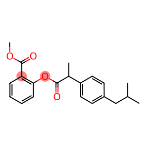 methyl 2-{[2-(4-isobutylphenyl)propanoyl]oxy}benzoate