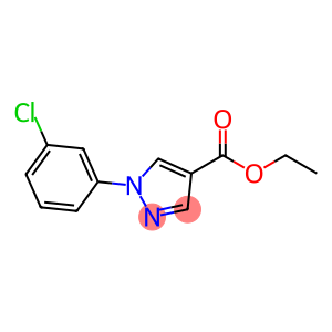ethyl 1-(3-chlorophenyl)-1H-pyrazole-4-carboxylate