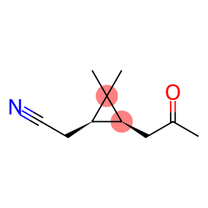 (1R,3S)-2,2-DIMETHYL-3-(2-OXOPROPYL)-CYCLOPROPANEACETONITRILE