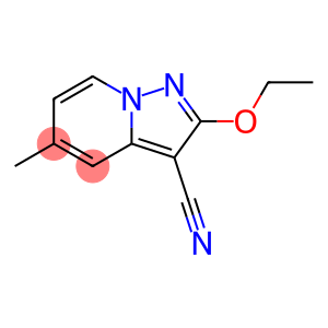 Pyrazolo[1,5-a]pyridine-3-carbonitrile, 2-ethoxy-5-methyl- (9CI)