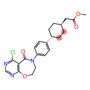 trans-4-[4-(4-chloro-5-oxo-7,8-dihydropyriMido[5,4-f][1,4]oxazepin-6-(5H)-yl)phenyl]cyclohexyl}acetate