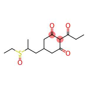 1,3-Cyclohexanedione, 5-[2-(ethylsulfinyl)propyl]-2-(1-oxopropyl)-