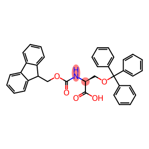 FMOC-L-SER(TRT)-OH FMOC-O-TRITYL-L-SERINE FMOC-SERINE(TRT)-OH FMOC-SER(TRT)-OH n-(9-fluorenylMethoxycarbonyl)-o-trityl-l-serine N-ALPHA-(9-FLUORENYLMETHOXYCARBONYL)-O-TRITYL-L-SERINE N-ALPHA-(9-FLUORENYLMETHYLOXYCARBONYL)-O-TRITYL-L-SERINE N-ALPHA-FMOC-O