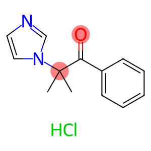 1-Propanone, 2-(1H-imidazol-1-yl)-2-methyl-1-phenyl-, hydrochloride (1:1)