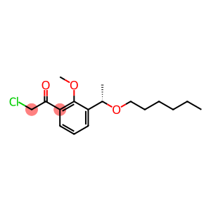 (S)-2-chloro-1-(3-(1-(hexyloxy)ethyl)-2-methoxyphenyl)ethanone