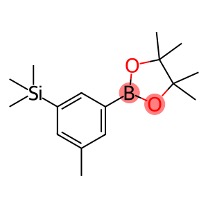 1,3,2-Dioxaborolane, 4,4,5,5-tetramethyl-2-[3-methyl-5-(trimethylsilyl)phenyl]-