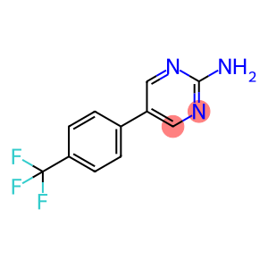 2-Pyrimidinamine, 5-[4-(trifluoromethyl)phenyl]-