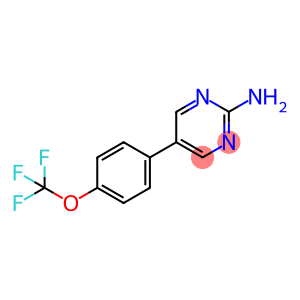 5-[4-(TRIFLUOROMETHOXY)PHENYL]PYRIMIDIN-2-AMINE