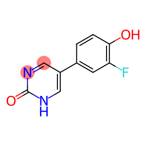 2(1H)-Pyrimidinone, 5-(3-fluoro-4-hydroxyphenyl)-