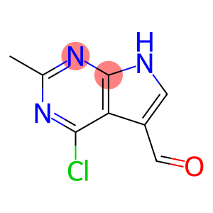 4-chloro-2-methyl-7H-pyrrolo[2,3-d]pyrimidine-5-carbaldehyde(WXC06443)