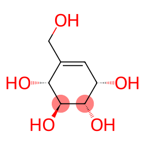 5-Cyclohexene-1,2,3,4-tetrol,5-(hydroxymethyl)-, (1S,2S,3S,4R)-