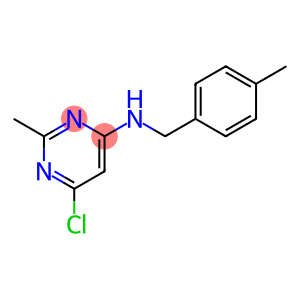 4-Pyrimidinamine, 6-chloro-2-methyl-N-[(4-methylphenyl)methyl]-