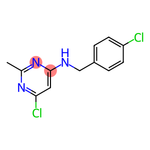 4-Pyrimidinamine, 6-chloro-N-[(4-chlorophenyl)methyl]-2-methyl-