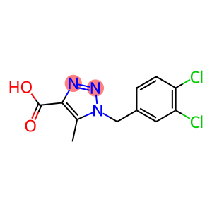 1-(3,4-dichlorobenzyl)-5-methyl-1H-1,2,3-triazole-4-carboxylic acid