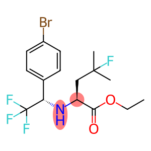 (S)-2-(((S)-1-(4-溴苯基)-2,2,2-三氟乙烷基)氨基)-4-氟-4-甲基戊酸乙酯