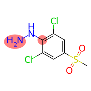 1-(2,6-dichloro-4-(methylsulfonyl)phenyl)hydrazine