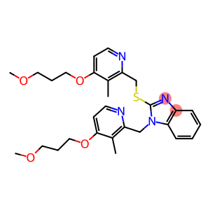 N-[[4-(3-Methoxypropoxy)-3-methyl-2-pyridinyl]methyl] Rabeprazole Sulfide