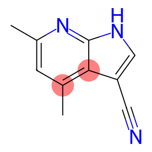 4,6-二甲基-1H-吡咯并[2,3-B]吡啶-3-甲腈