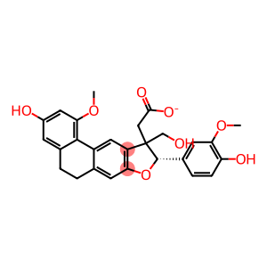 Phenanthro[2,3-b]furan-10-methanol, 5,6,9,10-tetrahydro-3-hydroxy-9-(4-hydroxy-3-methoxyphenyl)-1-methoxy-, 10-acetate, (9S)-