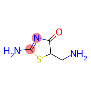 4(5H)-Thiazolone,  2-amino-5-(aminomethyl)-