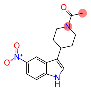 1-[4-(5-Nitro-1H-indol-3-yl)-1-piperidinyl]ethanone