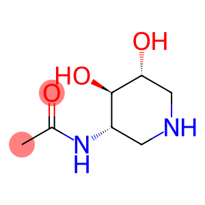 Acetamide, N-[(3S,4R,5R)-4,5-dihydroxy-3-piperidinyl]-