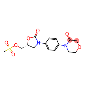 (R)-(2-oxo-3-(4-(3-oxomorpholino)phenyl)oxazolidin-5-yl)methyl methane sulfonate