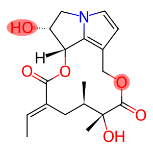 Senecionan-11,16-dione, 3,8-didehydro-6,12-dihydroxy-, (6β)- (9CI)