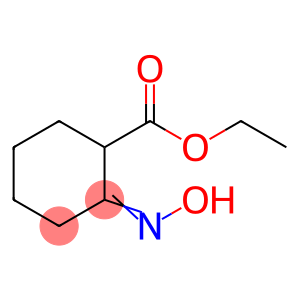 Cyclohexanecarboxylic acid, 2-(hydroxyimino)-, ethyl ester