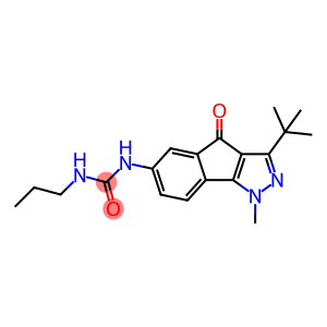 N-(3-(TERT-BUTYL)-1-METHYL-4-OXOINDENO[2,3-D]PYRAZOL-6-YL)(PROPYLAMINO)FORMAMIDE