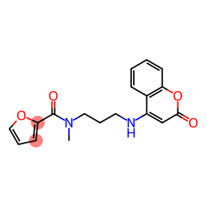 N-methyl-N-{3-[(2-oxo-2H-chromen-4-yl)amino]propyl}-2-furamide