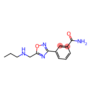 3-{5-[(propylamino)methyl]-1,2,4-oxadiazol-3-yl}benzamide