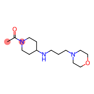 1-acetyl-N-(3-morpholin-4-ylpropyl)piperidin-4-amine