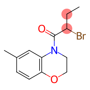 4-(2-溴丁酰)-6-甲基-3,4-二氢-2H-1,4-苯并恶嗪