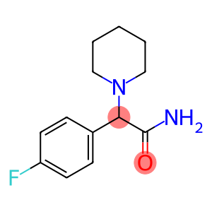 2-(4-fluorophenyl)-2-piperidin-1-ylacetamide