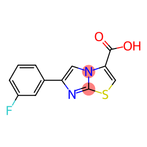 6-(3-fluorophenyl)imidazo[2,1-b][1,3]thiazole-3-carboxylic acid